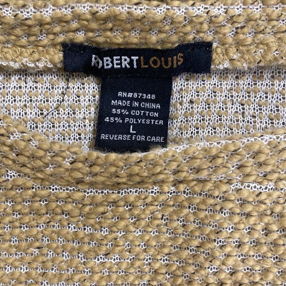 Robert Louis Women’s Short Sleeve Oversized Top Size Large with Pockets - Picture 4 of 7